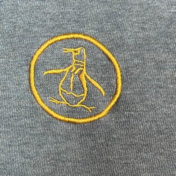 Penguin Hoodie Sweat Jacket‎ Vest Men's Small sporty athleisure street Varsity - Picture 8 of 9